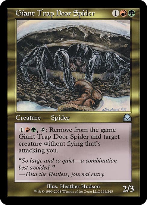 Giant Trap Door Spider from Masters Edition II (Uncommon)
