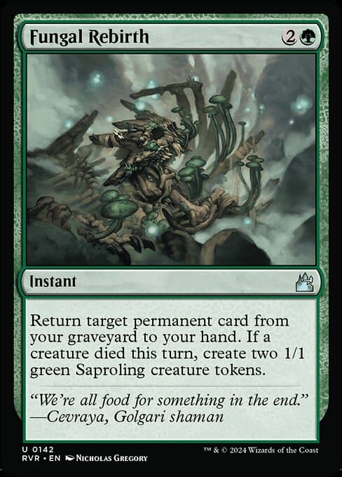 Fungal Rebirth from Ravnica Remastered (Uncommon)