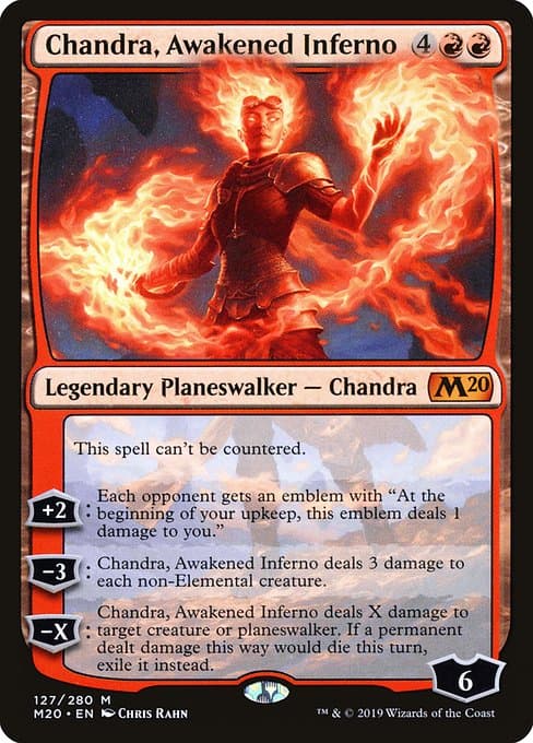 Chandra, Awakened Inferno from Core Set 2020 (Mythic)