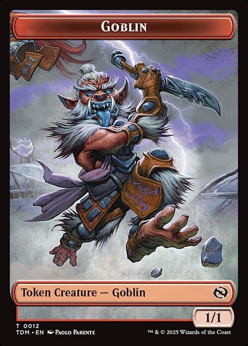 Goblin from Tarkir: Dragonstorm Tokens (Common)
