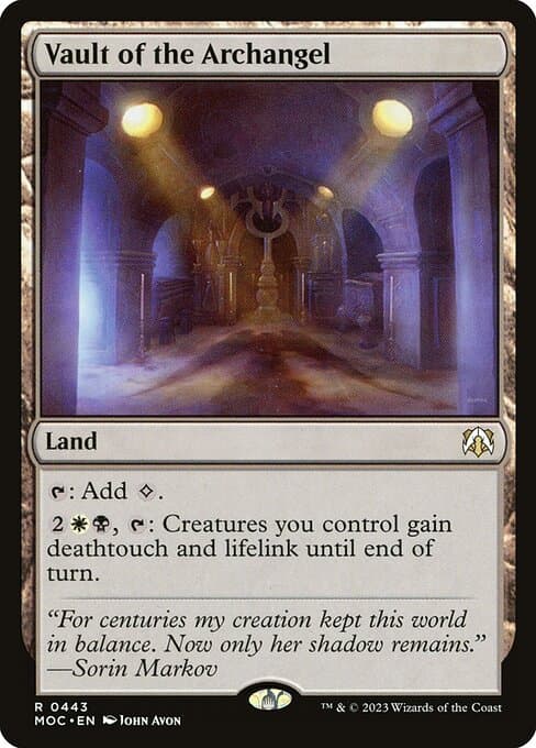Vault of the Archangel from March of the Machine Commander (Rare)