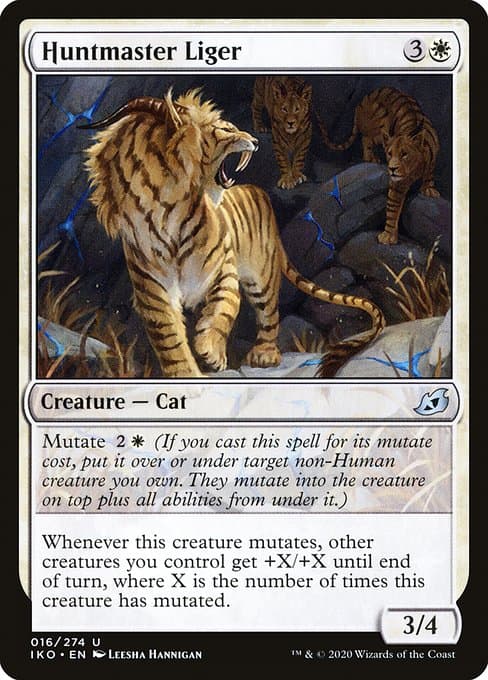 Huntmaster Liger from Ikoria: Lair of Behemoths (Uncommon)