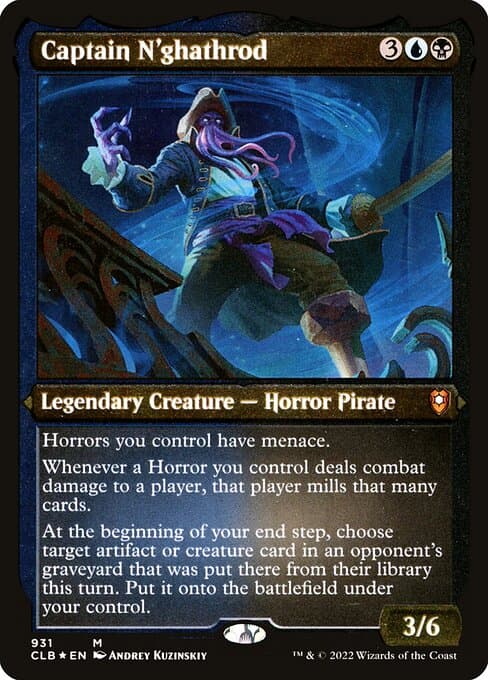 Captain N'ghathrod from Commander Legends: Battle for Baldur's Gate (Mythic)