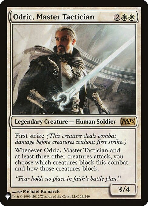 Odric, Master Tactician from The List (Rare)