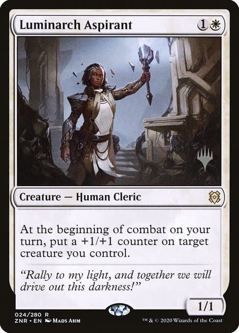 Luminarch Aspirant from Zendikar Rising Promos (Rare)