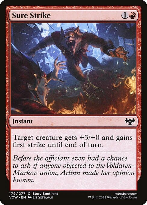 Sure Strike from Innistrad: Crimson Vow (Common)