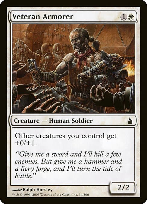 Veteran Armorer from Ravnica: City of Guilds (Common)
