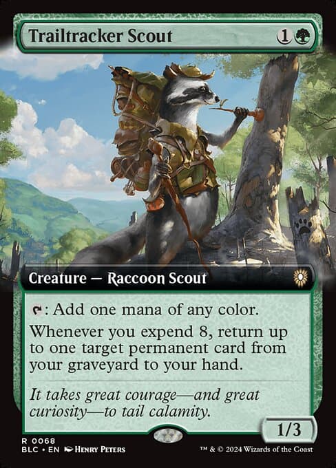 Trailtracker Scout from Bloomburrow Commander (Rare)