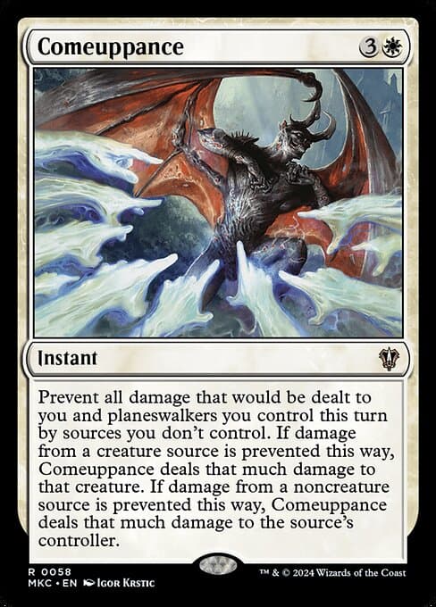 Comeuppance from Murders at Karlov Manor Commander (Rare)