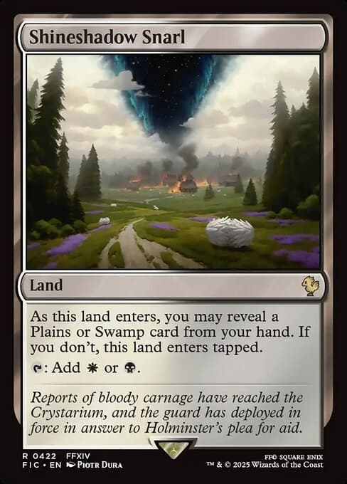 Shineshadow Snarl from Final Fantasy Commander (Rare)