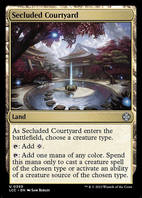 Secluded Courtyard from The Lost Caverns of Ixalan Commander (Uncommon)