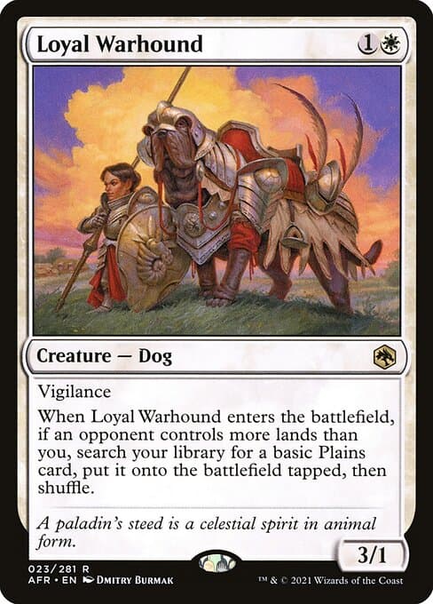 Loyal Warhound from Adventures in the Forgotten Realms (Rare)