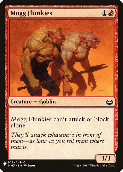 Mogg Flunkies from The List (Common)