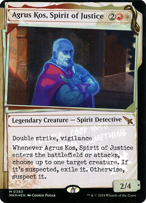 Agrus Kos, Spirit of Justice from Murders at Karlov Manor (Mythic)