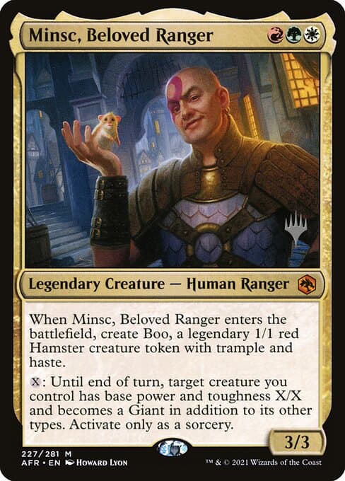 Minsc, Beloved Ranger from Adventures in the Forgotten Realms Promos (Mythic)