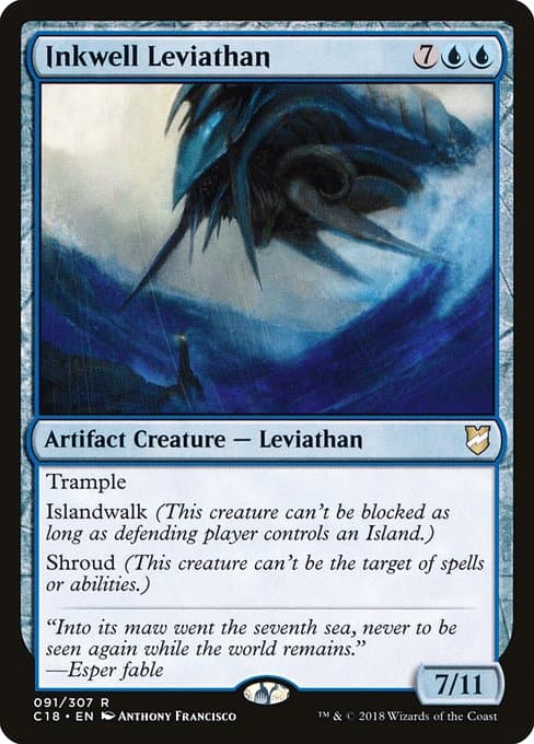 Inkwell Leviathan from Commander 2018 (Rare)