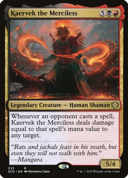 Kaervek the Merciless from Starter Commander Decks (Rare)
