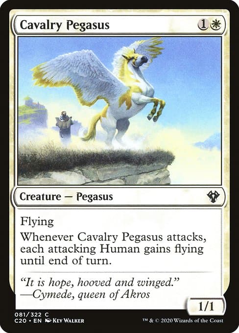 Cavalry Pegasus from Commander 2020 (Common)