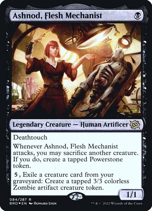 Ashnod, Flesh Mechanist from The Brothers' War Promos (Rare)