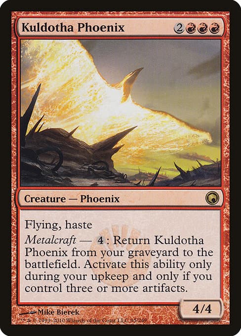 Kuldotha Phoenix from Scars of Mirrodin (Rare)