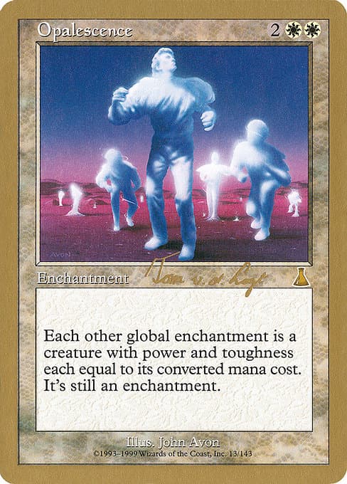Opalescence from World Championship Decks 2000 (Rare)