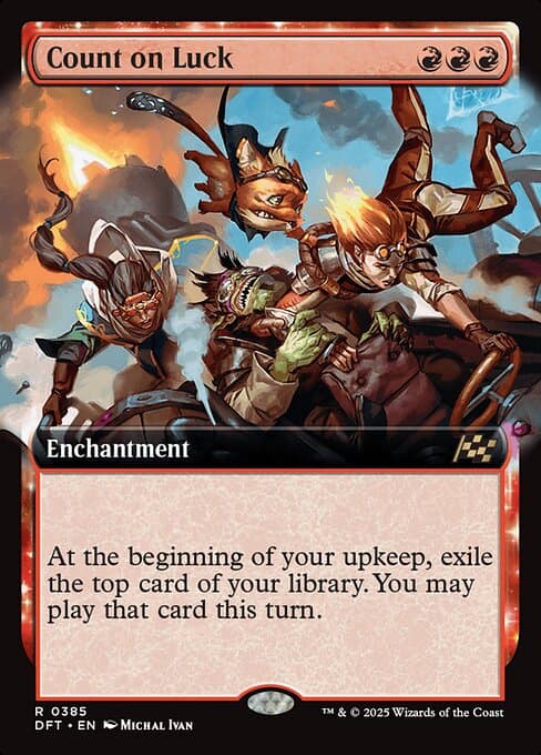 Count on Luck from Aetherdrift (Rare)