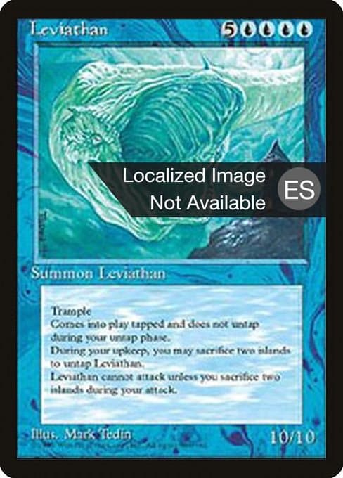 Leviathan from Fourth Edition Foreign Black Border (Rare)
