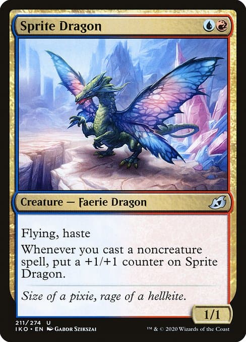 Sprite Dragon from Ikoria: Lair of Behemoths (Uncommon)