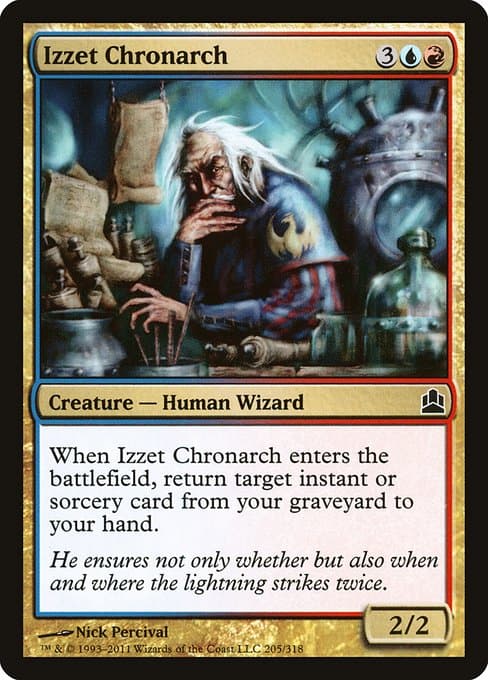 Izzet Chronarch from Commander 2011 (Common)