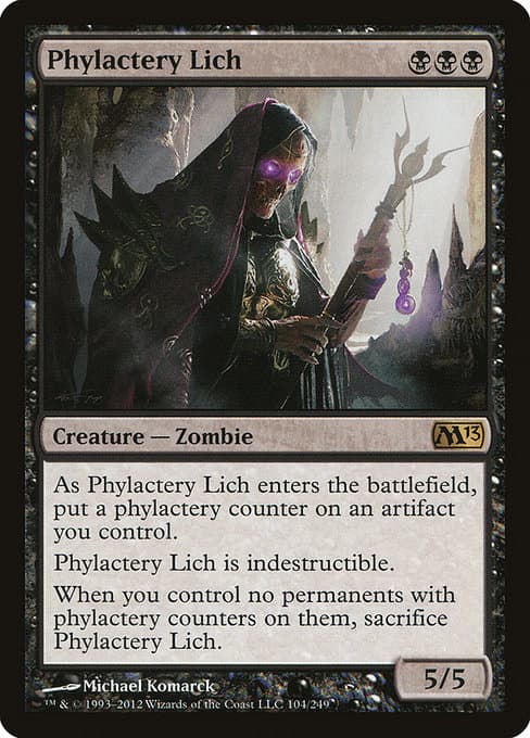 Phylactery Lich from Magic 2013 (Rare)