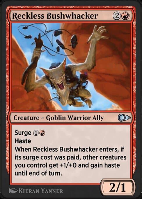 Reckless Bushwhacker from Pioneer Masters (Uncommon)