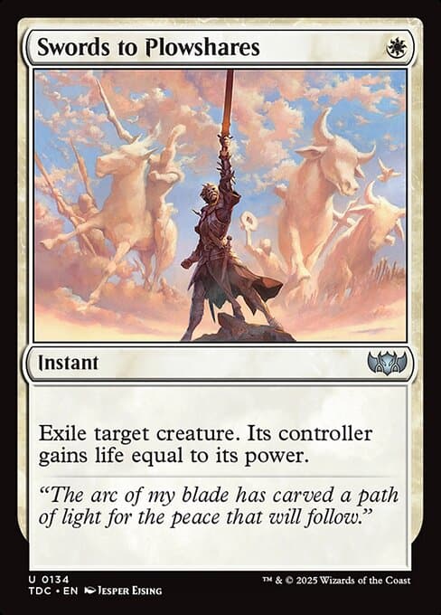 Swords to Plowshares from Tarkir: Dragonstorm Commander (Uncommon)