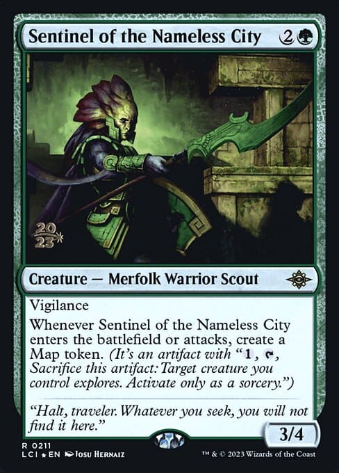 Sentinel of the Nameless City from The Lost Caverns of Ixalan Promos (Rare)