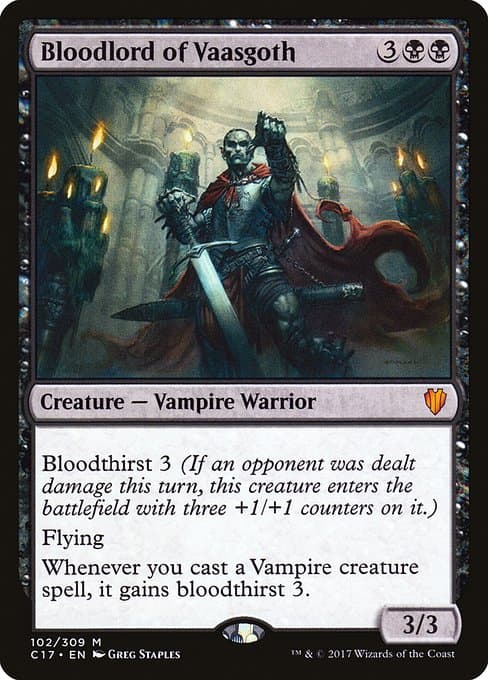 Bloodlord of Vaasgoth from Commander 2017 (Mythic)