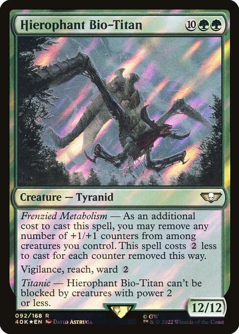 Hierophant Bio-Titan from Warhammer 40,000 Commander (Rare)