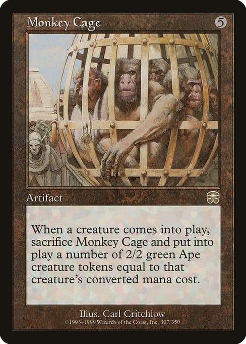 Monkey Cage from Mercadian Masques (Rare)