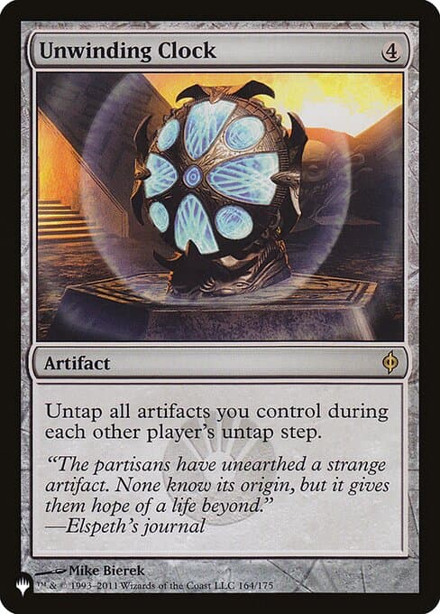 Unwinding Clock from The List (Rare)