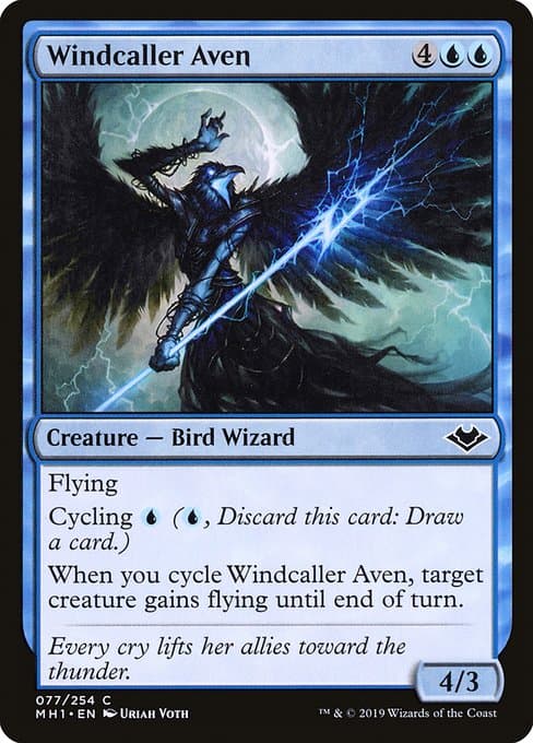 Windcaller Aven from Modern Horizons (Common)