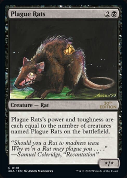 Plague Rats from 30th Anniversary Edition (Common)