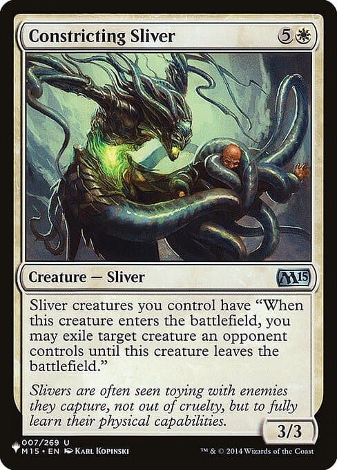 Constricting Sliver from The List (Uncommon)