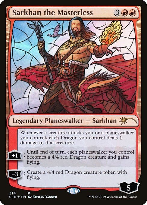 Sarkhan the Masterless from Secret Lair Drop (Rare)