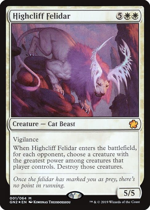 Highcliff Felidar (Mythic)