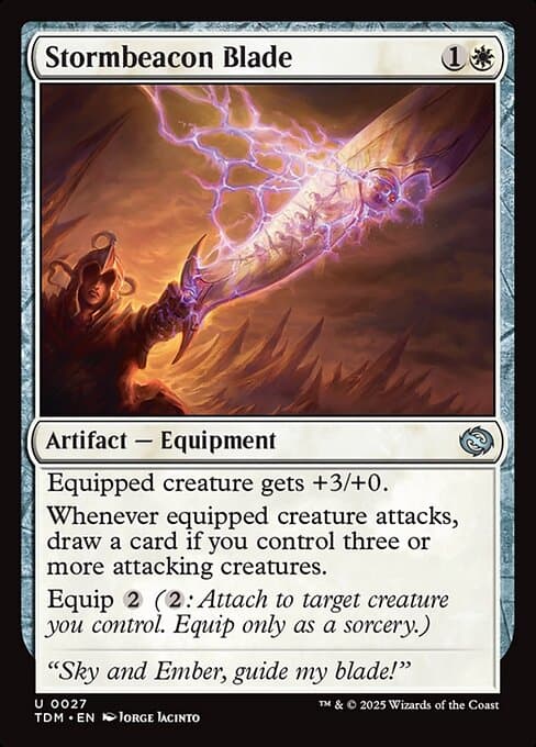 Stormbeacon Blade from Tarkir: Dragonstorm (Uncommon)