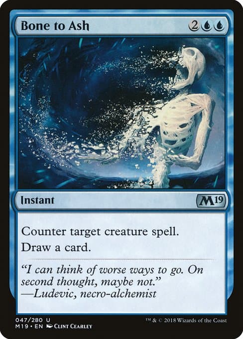 Bone to Ash from Core Set 2019 (Uncommon)