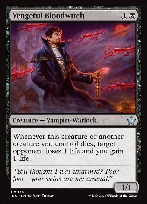 Vengeful Bloodwitch from Foundations (Uncommon)