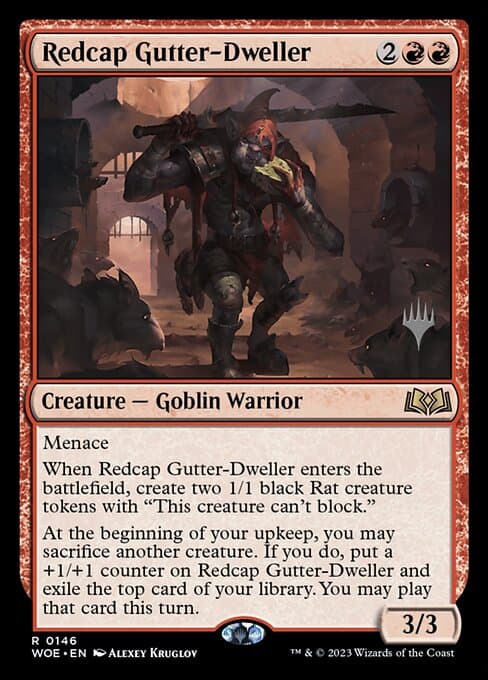 Redcap Gutter-Dweller from Wilds of Eldraine Promos (Rare)