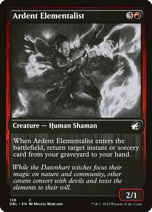 Ardent Elementalist from Innistrad: Double Feature (Common)