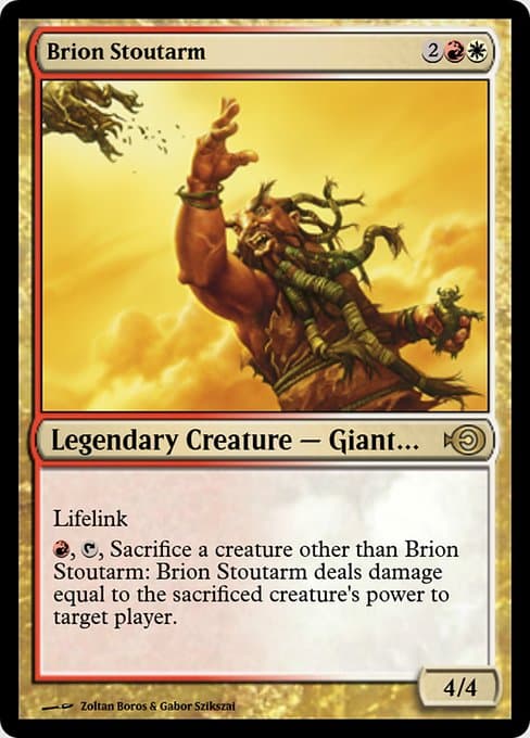 Brion Stoutarm from Magic Online Promos (Rare)