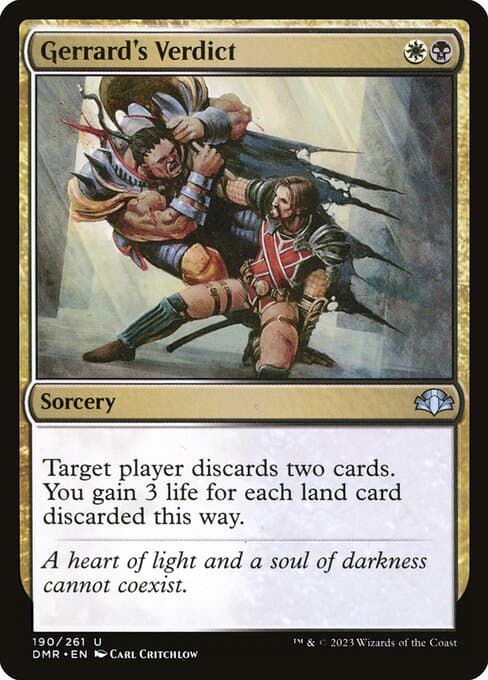 Gerrard's Verdict (Uncommon)