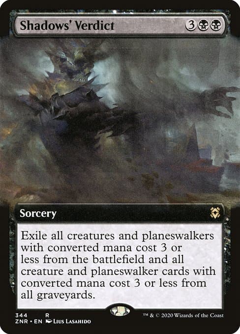 Shadows' Verdict from Zendikar Rising (Rare)